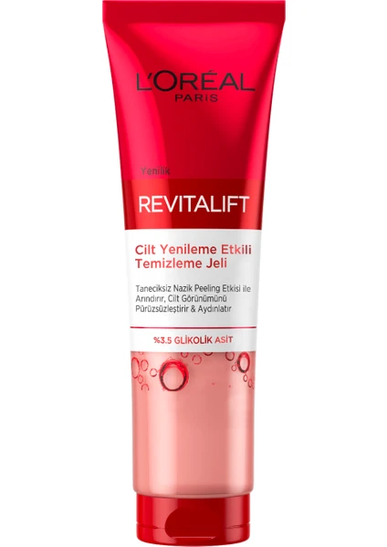 L'Oréal Paris Revitalift Cilt Yenileme Etkili  Temizleme Jeli 150 Ml- Glikolik Asit