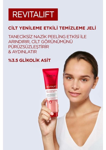 Revitalift Cilt Yenileme Etkili Temizleme Jeli 150 Ml- Glikolik Asit