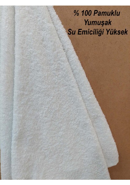 Berber Kuaför Havlusu Denizli Beyaz 50x90 cm 12'li fırsatları