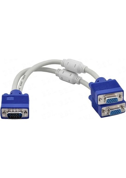 Al-4567 Vga Y Kablo Çoklayıcı Switch Splitter Kablosu