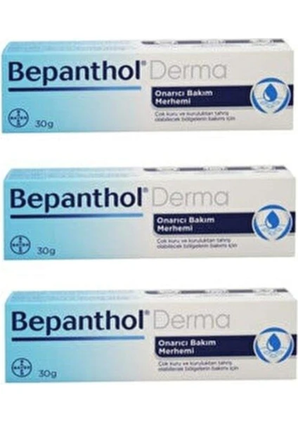 Bepanthol Derma Onarıcı Bakım Merhemi 30 gr 3 Adet