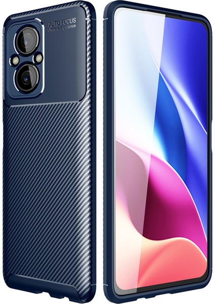 Xiaomi Poco M5 Kılıf Negro Karbon Desen Kamera Korumalı Silikon