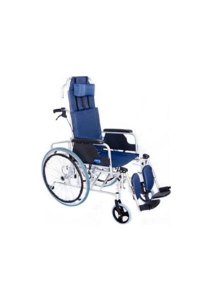 KY954LGC-46 Sırtı Yatar Ayak Kalkar Alüminyum Özellikli Tekerlekli Sandalye