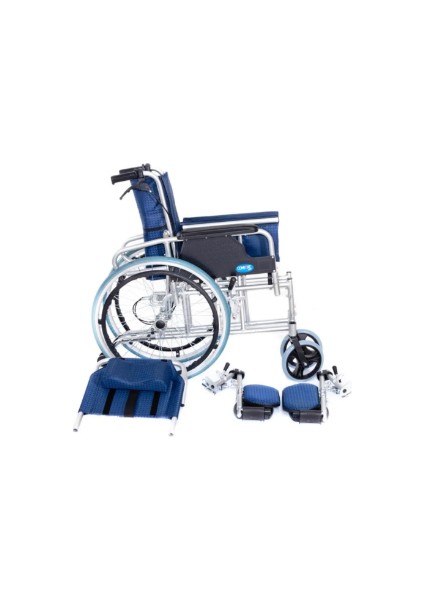 KY954LGC-46 Sırtı Yatar Ayak Kalkar Alüminyum Özellikli Tekerlekli Sandalye fiyatları