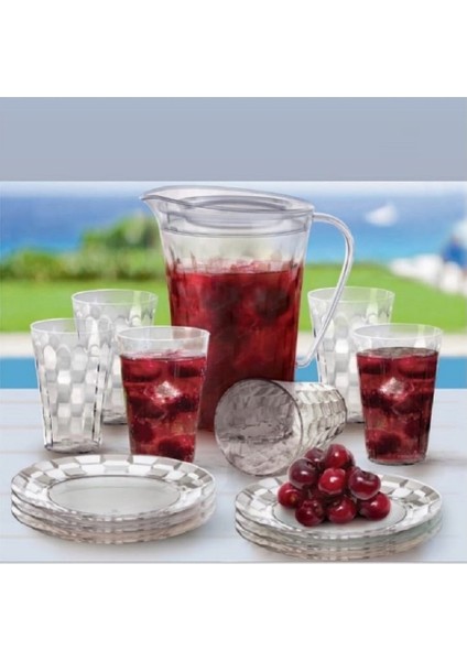 Pırlanta Bardak 2'Li Set 475 Ml Şeffaf