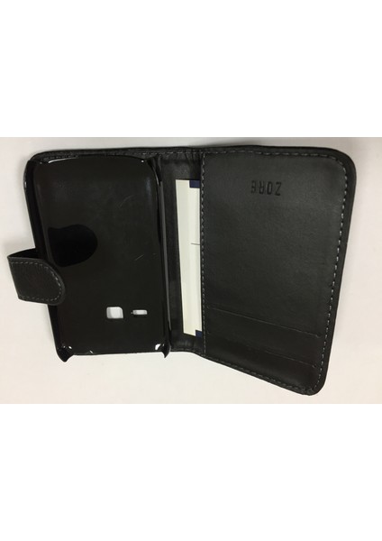 Samsung S3570 Kartlıklı Cüzdan Kılıf