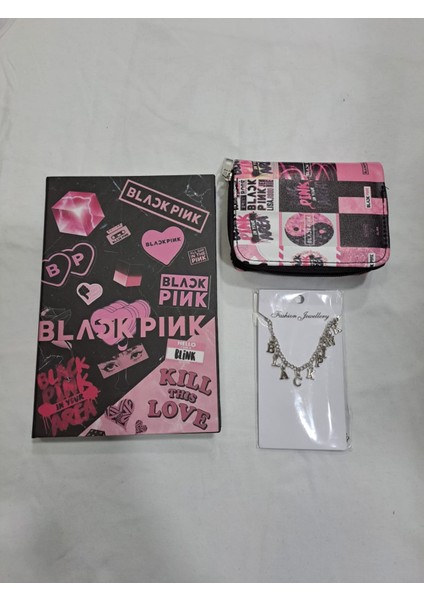 Blackpink Defter Cüzdan Kolye