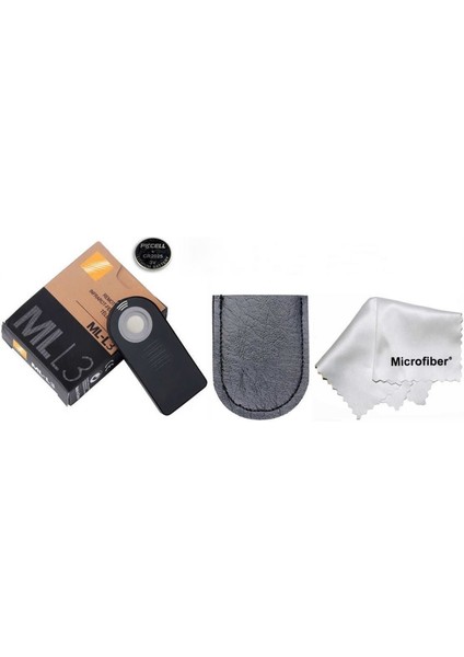 Nikon Kablosuz Uzaktan Kumanda Ml-L3 + Kılıf + 1 Pil + Bez D40 D40X D50 D60 D70 D70S D80 D90