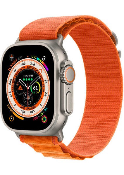 Apple Watch 38MM Kordon Wiwu Wu-01 Hasır Örgü Strap Kayış