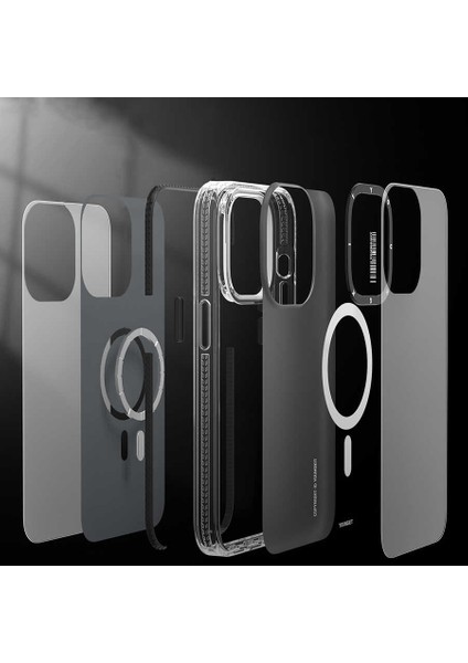 Apple iPhone 14 Pro Max Kılıf Magsafe Şarj Özellikli Youngkit Kamuflaj Serisi Kapak modelleri