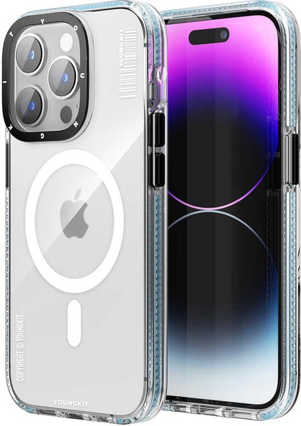 Apple iPhone 14 Pro Max Kılıf Magsafe Şarj Özellikli Youngkit Exquisite Serisi Kapak