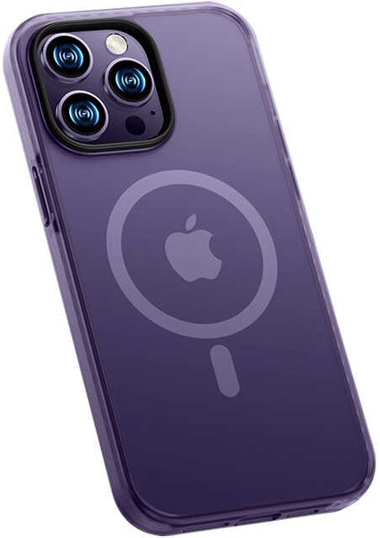 Apple iPhone 14 Pro Kılıf Kenarları Silikon Airbagli Mat Arka Yüzey Benks Icesand Kapak