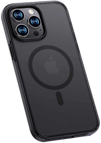 Apple iPhone 14 Pro Max Kılıf Kenarları Silikon Airbagli Mat Arka Yüzey Benks Icesand Kapak