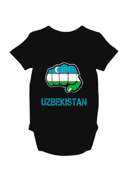 Özbekistan,uzbekistan,ozbekiston,özbekistan Bayrağı,özbekistan Logosu,uzbekistan Flag. Bebek Zıbını