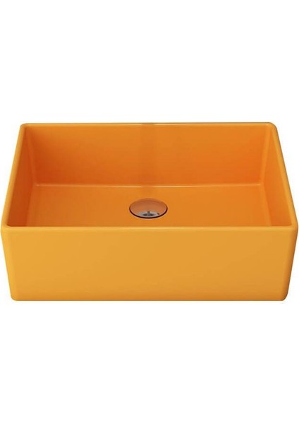 Bocchi Milano Çanak Lavabo 50 Cm Parlak Mandalina Sarısı 1215-021-0125