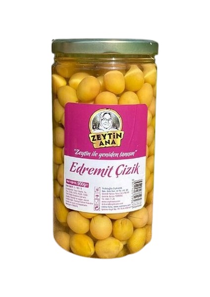 Edremit Çizik Yeşil Zeytin 900 gr