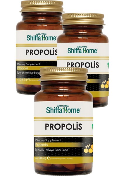 Shıffa Home Propolis Kapsül (3*60 Kapsül)