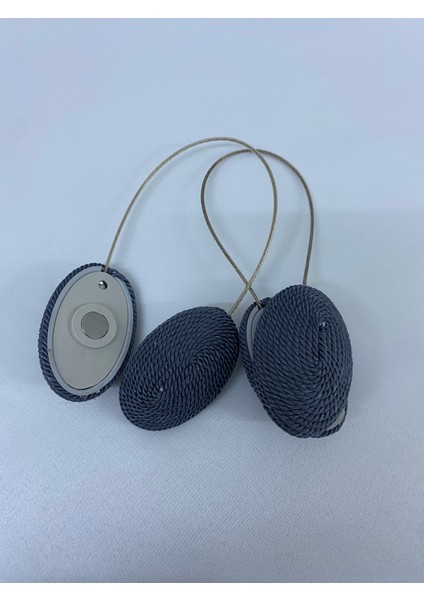 Perde Mandalı Renkli Ipli Oval 2'li Paket Mıknatıslı Perde Toplayıcı fiyatları