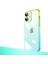 - Apple iPhone 12 - Kılıf Parlak Renk Geçişli Kamera Korumalı Senkron Kapak - Yeşil-Mavi 1