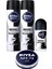 Invisible Original Erkek Deodorant 150 ml x 2 + Invisible Erkek Roll-On 50 ml + Men Crème 30 1