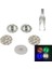 Parti LED Şişe Bardak Altlığı 6cm Parlak 4 LED Flaş Dekor Işık 7 Renk 2