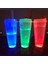 Parti LED Şişe Bardak Altlığı 6cm Parlak 4 LED Flaş Dekor Işık 7 Renk 3