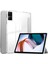 Xiaomi Redmi Pad Için Trifold Stand Pu Deri Tablet Kılıf Anti-Drop Şeffaf Tpu Arka Kapak (Yurt Dışından) 1