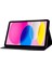 Ipad 10.9 (2022) / Ipad Için 10. Gen Desen Baskı Pu Deri Folio Tablet Kılıf Katlama Kart Tutucu Manyetik Flip Kapak (Yurt Dışından) 3