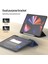 Ipad Pro 12.9 (2020) / (2021) / (2022) Pu Deri Trifold Stand Kapağı Otomatik Uyku / Kalem Tutucusu Ile Uyancı Akıllı Tablet Kılıfı (Yurt Dışından) 2