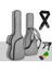 Midex CS-41PAK Akustik Gitar Çantası Soft Case Kılıf Gigbag (Askı Capo Pena Dahil) 1