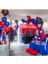 Spiderman Renkleri Kırmızı,mavi,beyaz Balon ve 5 Metre Balon Zinciri 50 Adet 1