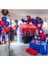 Spiderman Renkleri Kırmızı,mavi,beyaz Balon ve 5 Metre Balon Zinciri 70 Adet 1