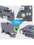 Brother TZE-231 12MM x 8m Beyaz Üzerine Siyah Muadil Laminasyon Etiket Şeridi 4 Adet 4