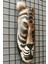 Ahşap El Yapımı Kaplan Mask / Duvar Dekoru 50 cm 1