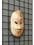 Ahşap El Yapımı Mutlu/üzgün Tiyatral Mask 25CM 1