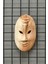 Ahşap El Yapımı Mutlu/üzgün Tiyatral Mask 25CM 2