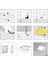 1 x 1-TEKLI-60 x 60-TAVANA Yapışık LED PANEL-54W-SIVA Üstü Avize-Kolay Montaj-Bulutlu- LED 7