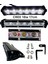 Off Road Barled 18W 6 LED Sarı ve Beyaz Tek Sıra 2