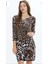 Boutique Bade Leopar Desenli Triko Elbise 1