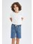 Erkek Çocuk Jean Görünümlü Bermuda X5571A622SM 4