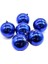 Mavi Renk 8 cm Yılbaşı Cici Top 6 Adet 1