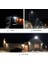 (Mavi) 2 x LED Sel Işık IP65 Bahçe Açık Güvenlik Peyzaj Spotlight 3