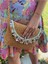 El Örgüsü Inci ve Boncuk Taşlı Askılı Tasarım Kağıt Ip Portfoy Clutch Çanta 27X21 1