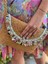 El Örgüsü Inci ve Boncuk Taşlı Askılı Tasarım Kağıt Ip Portfoy Clutch Çanta 27X21 4