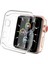 Apple Watch ile Uyumlu 38 40 42 44 45 mm Önü Açık Silikon Şeffaf Kılıf 1