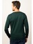 Slim Fit Dar Kesim Bisiklet Yaka Desenli Erkek Kazak 4