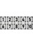 Metal Kapı Masa Dolap Numara Levhası 4X4 cm Gümüş Renk 10 Adet (1…10) 1