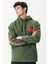 Riders By Lee Loose Fit Rahat Kesim Kapüşonlu Şardonlu Haki Sweatshirt 2