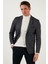 Regular Fit 6 Drop Tek Yırtmaçlı Blazer Ceket Erkek Ceket 216FASERA 2