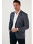Regular Fit 6 Drop Tek Yırtmaçlı Blazer Ceket Erkek Ceket 216FASERA 1